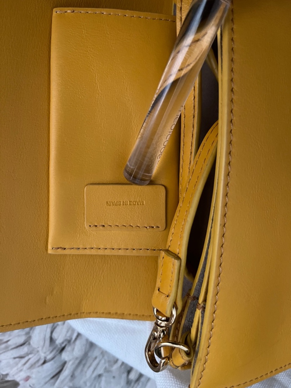 Calfskin Drew Bijou Clutch Crossbody - Picture 13 of 13